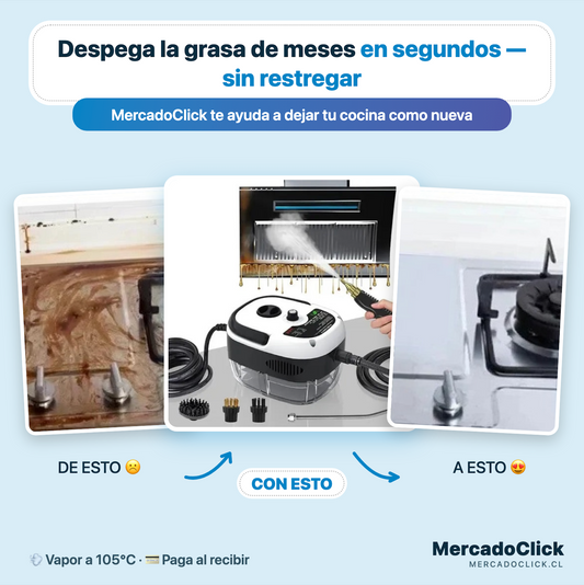 Limpiadora A Vapor Multiuso Elimina Gra
